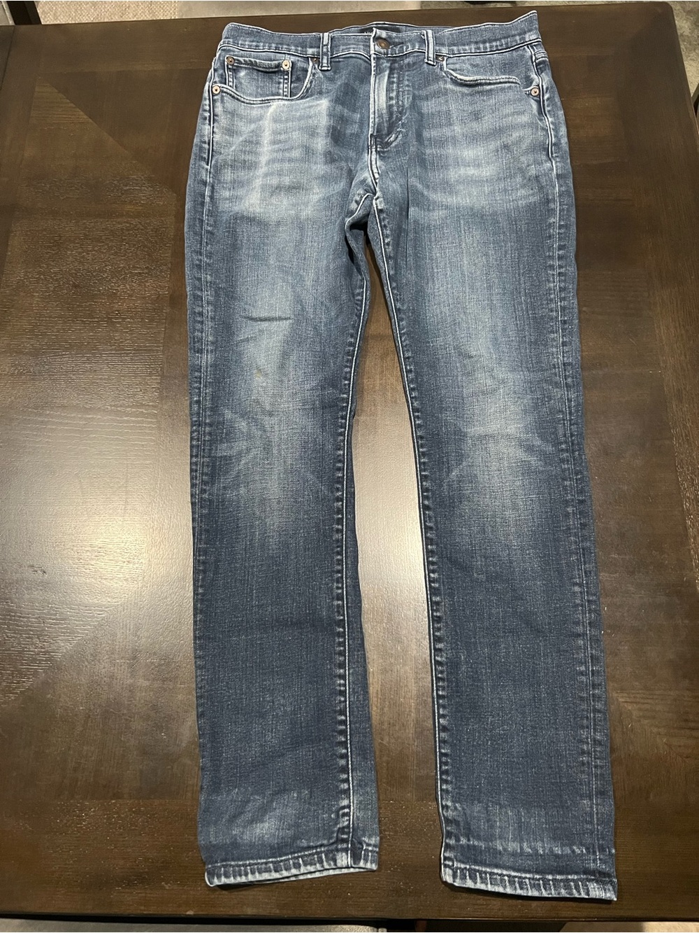 Lucky Brand Men's Blue Straight Medium Wash 31x32 Denim Jeans
